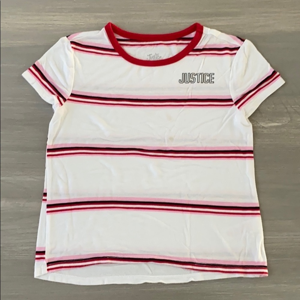 Justice Girls Striped T-shirt